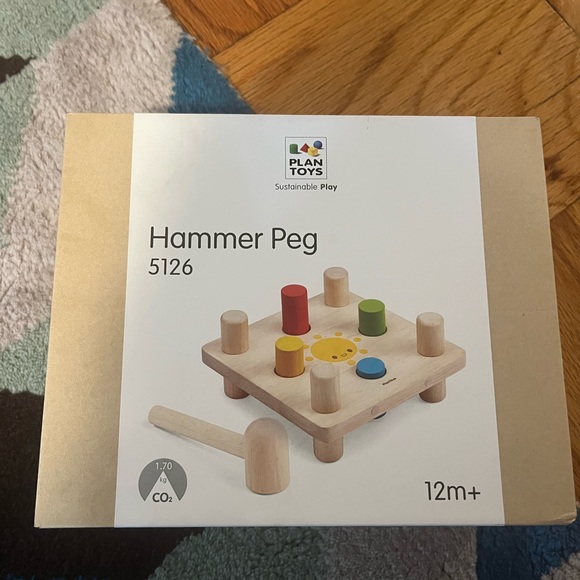 NWT Plan Toys Hammer Peg - Picture 3 of 5